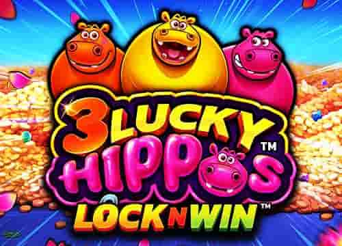 3 Lucky Hippos Lock N Win