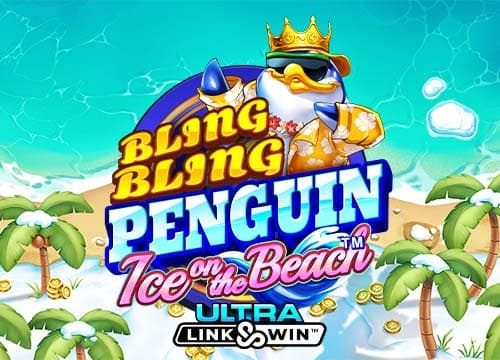 Bling Bling Penguin: Ice On The Beach